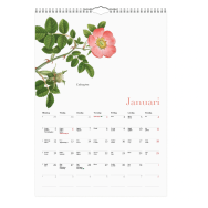 Kalender Blomster 2026 almanacka